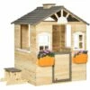 Outsunny Wooden Kids Playhouse W/ Door, Windows, Bench, For Ages 3-7 Years 2 Outsunny Wooden Kids Playhouse W/ Door, Windows, Bench, For Ages 3-7 Years -Outsunny store 54445005 1