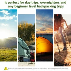 Outsunny Camping Tent, Family Tent 4-8 Person 2 Room Easy Set Up, Green 5 Outsunny Camping Tent, Family Tent 4-8 Person 2 Room Easy Set Up, Green -Outsunny store 54908371 4