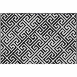 Outsunny 121x182cm Reversible Outdoor Rug Portable Plastic Straw RV Camping Mat