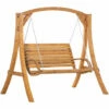 Outsunny 2 Seater Garden Swing Chair, Outdoor Wooden Swing Bench Lounger -Outsunny store 55492999 1