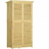 Outsunny 87 X 47 X 160cm Wooden Garden Storage Shed W/ Asphalt Roof, Natural 2 Outsunny 87 X 47 X 160cm Wooden Garden Storage Shed W/ Asphalt Roof, Natural -Outsunny store 56128168 1