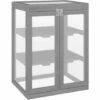 Outsunny 3-tier Wood Greenhouse Plant Storage Shelf Garden Cold Frame Grow House -Outsunny store 57882079 1