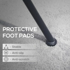 Outsunny 60cm Garden Round Bistro Table With Mesh Tabletop For Balcony Deck -Outsunny store 58213332 5