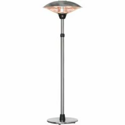 Outsunny 3KW Freestanding Infrared Electric Outdoor Heater With 3 Heat Settings