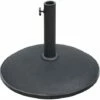 Outsunny Umbrella Base Grand Round Weight Steel Black 49cm Patio Outdoor -Outsunny store 6429806 1