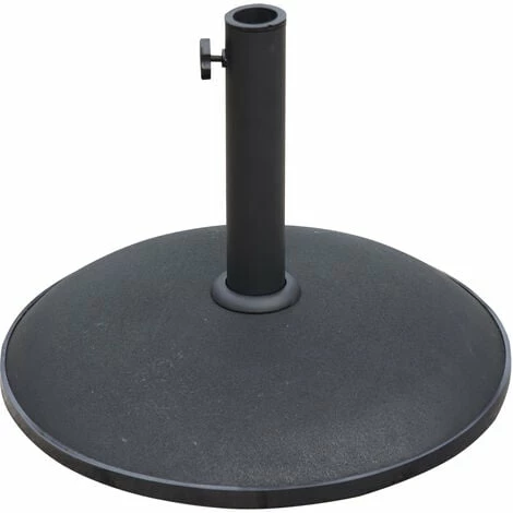 Outsunny Umbrella Base Grand Round Weight Steel Black 49cm Patio Outdoor Outsunny Umbrella Base Grand Round Weight Steel Black 49cm Patio Outdoor -Outsunny store 6429806 1