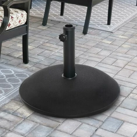 Outsunny Umbrella Base Grand Round Weight Steel Black 49cm Patio Outdoor Outsunny Umbrella Base Grand Round Weight Steel Black 49cm Patio Outdoor -Outsunny store 6429806 3