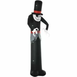 Outsunny 10' Inflatable Halloween Ghost Outdoor Decoration Waterproof LED Light