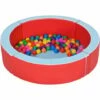Outsunny Ball Pit Pool W/ Removable & Washable Cover, 100 Colourful Balls, -Outsunny store 67813980 1
