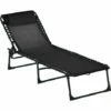 Outsunny Sun Lounger Reclining Cot Foldable Folding Garden Chair Bed Relaxer 1 Outsunny Sun Lounger Reclining Cot Foldable Folding Garden Chair Bed Relaxer -Outsunny store 7061063 1