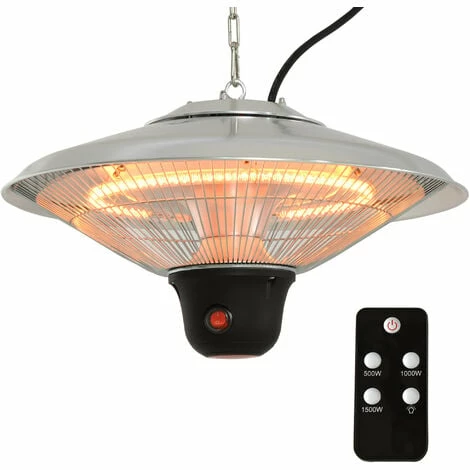 Outsunny Patio Ceiling Hanging Heater 1500W Electric Aluminium Remote Control Outsunny Patio Ceiling Hanging Heater 1500W Electric Aluminium Remote Control -Outsunny store 7061066 1
