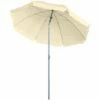 Outsunny 2.2m Tilt Garden Parasol Beach Umbrella Patio Sun Shade Cream White 2 Outsunny 2.2m Tilt Garden Parasol Beach Umbrella Patio Sun Shade Cream White -Outsunny store 7061094 1