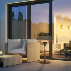 Outsunny 2.1kW Infrared Table Top Patio Heater With 3 Heat Settings, IP44 Rated -Outsunny store 71583381 3