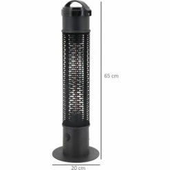 Alternative view of Outsunny Table Top Patio Heater With Tip-Over Safety Switch, IP54 Rating