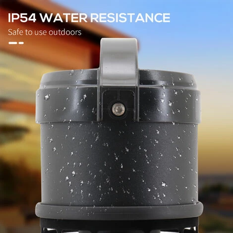 Outsunny Table Top Patio Heater With Tip-Over Safety Switch, IP54 Rating 7 Outsunny Table Top Patio Heater With Tip-Over Safety Switch, IP54 Rating - Image 5