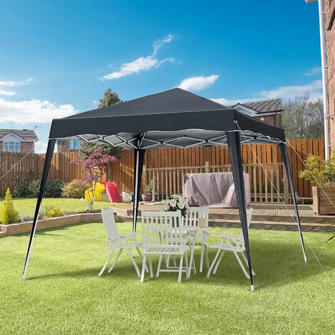 Outsunny Garden Pop up Gazebo Tent Marquee Party Water-resistant 2.5 x 2.5M Outsunny Garden Pop Up Gazebo Tent Marquee Party Water-resistant 2.5 X 2.5M -Outsunny store 7441247 3
