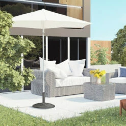 19KG Outsunny Garden Parasol Base Stand Metal Patio Sun Umbrella Holder Resin 9 19KG Outsunny Garden Parasol Base Stand Metal Patio Sun Umbrella Holder Resin -Outsunny store 7441250 3