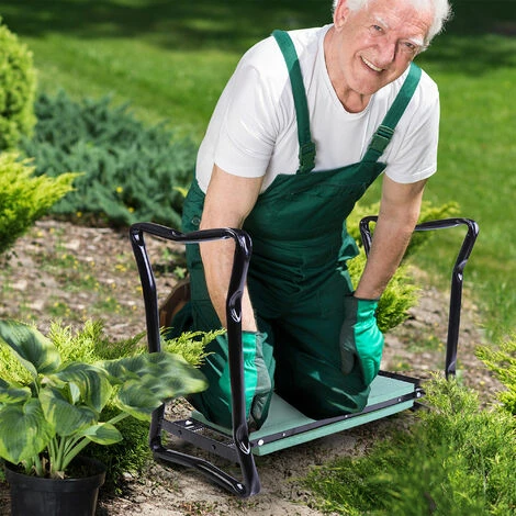 Outsunny 2In1 Folding Garden Kneeler Foam Chair Pad Support Bench Gardening Tool 5 Outsunny 2In1 Folding Garden Kneeler Foam Chair Pad Support Bench Gardening Tool - Image 3