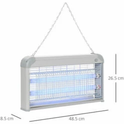 Alternative view of Outsunny 30W Mosquito Insect Killer Pest Bug Trap Lamp Electric Fly Zapper UV
