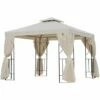 Outsunny 3 X 3m Garden Metal Gazebo Sun Shade Shelter Outdoor Party Tent -Outsunny store 7839764 1