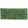 Outsunny Artificial Leaf Hedge Screen Privacy Fence Panel For Garden Outdoor Indoor Decor 2.4M X 1M Dark Green -Outsunny store 8465451 1